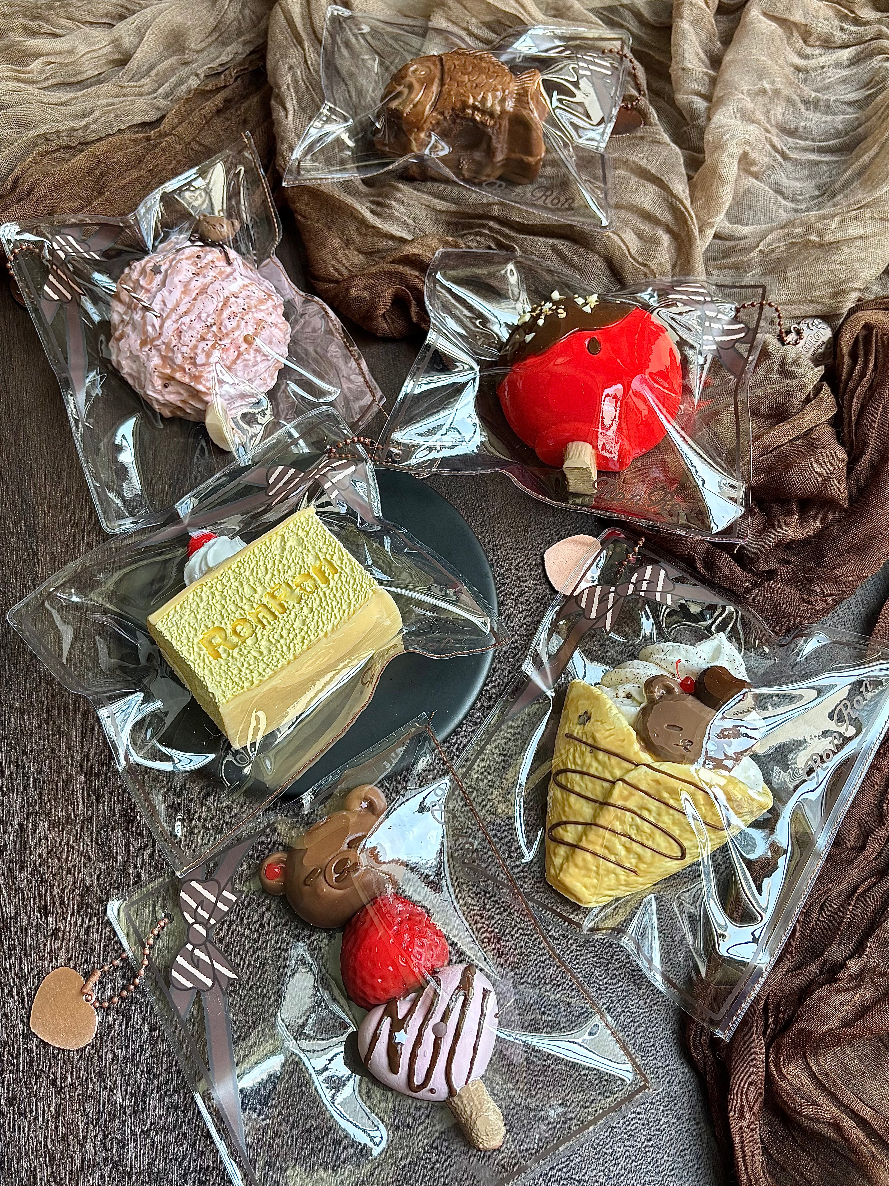 【Hanabi Night】Complete Set of 6 | Silicone Slow-Rising Squishy Toys