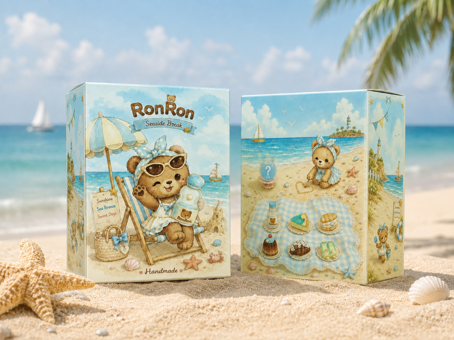 [Seaside Break] Squishy Toy Blind Box - Silicone Stress-Relief Slow Rebound Toy