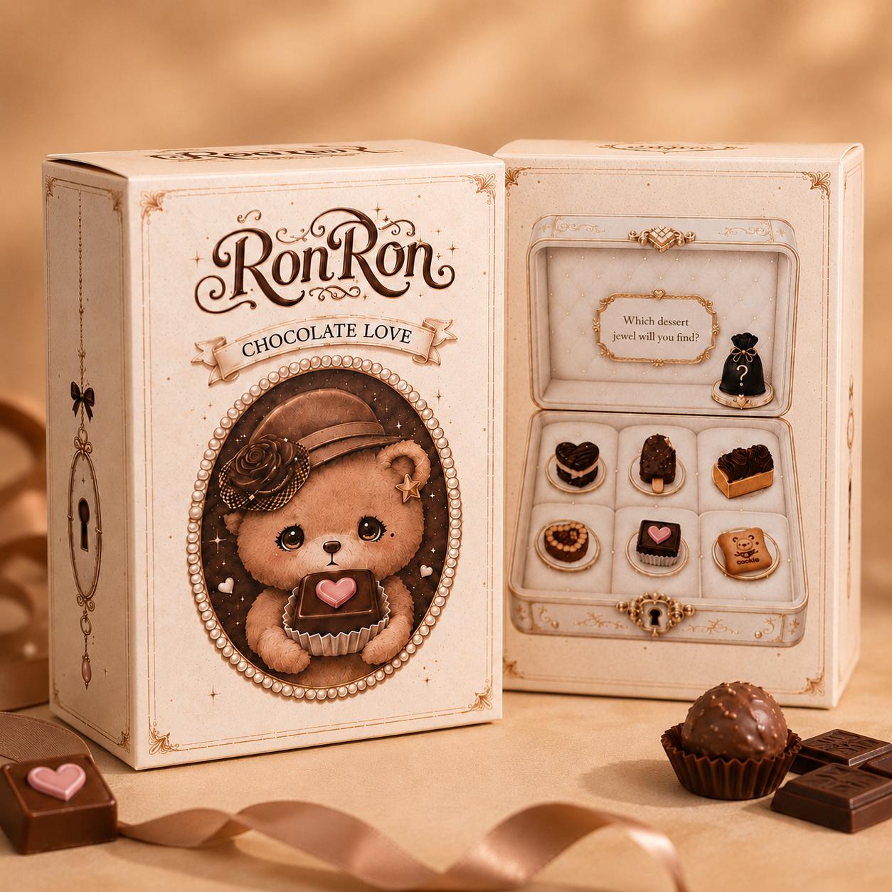 【chocolate love】软糯捏捏玩具盲盒 硅胶材质 解压慢回弹玩具